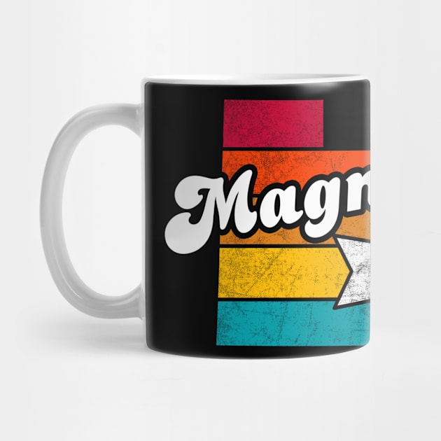 Magna Utah Vintage Distressed Souvenir by NickDezArts